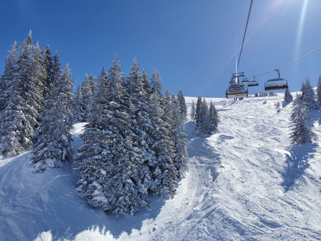 An der Ketting tiefwinterliche Verhältnisse.