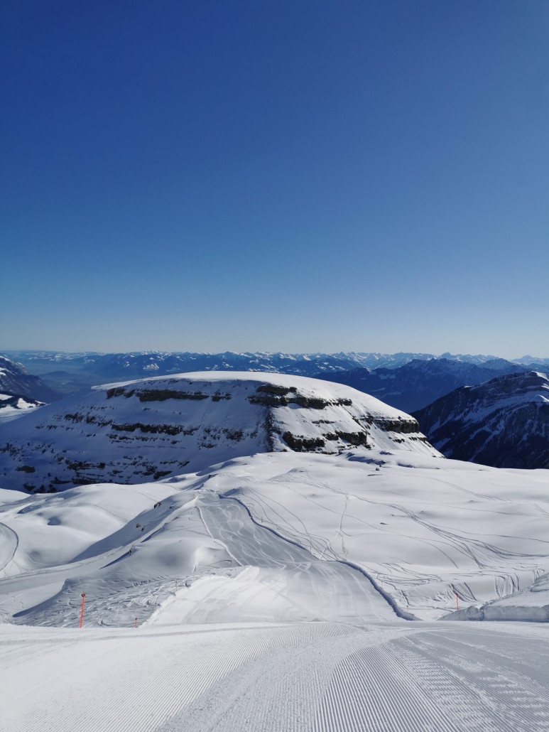 Ostabfahrt Einstieg. Einfach perfekt.
