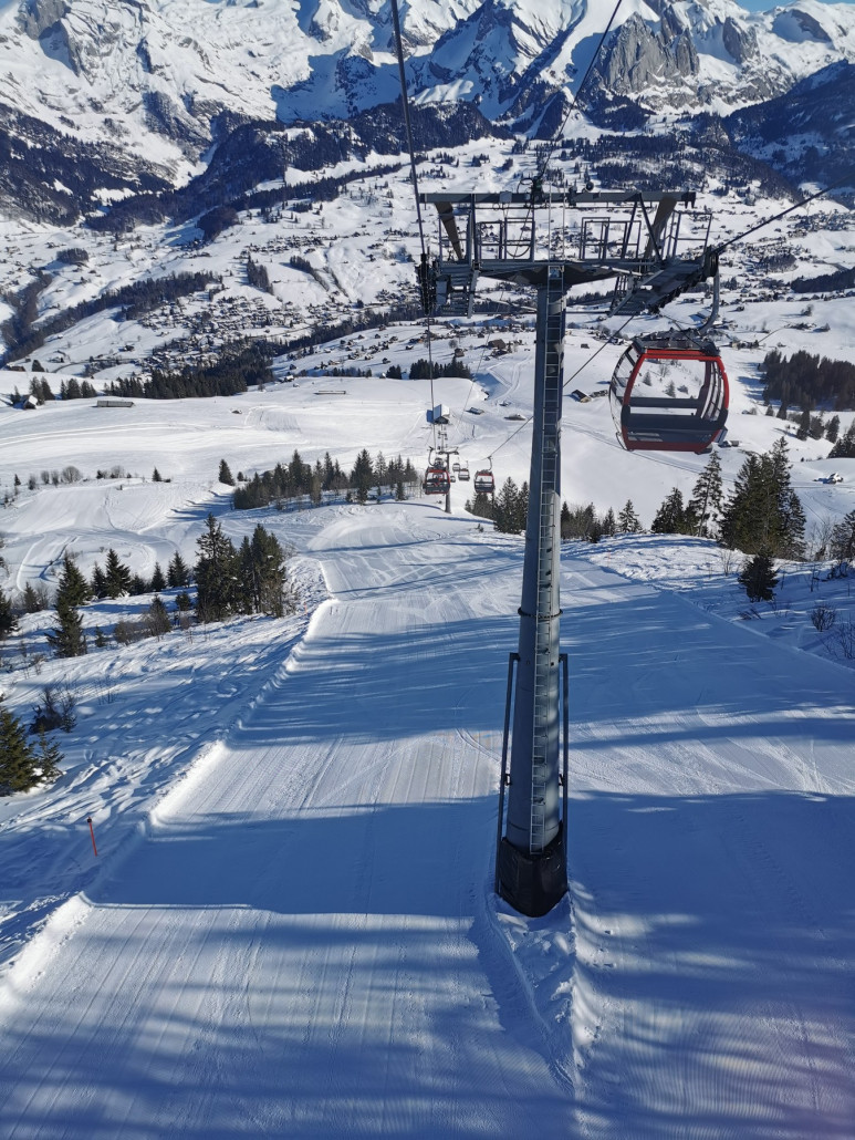 Schwarze 4 unter der Gondel, auch sehr schön.