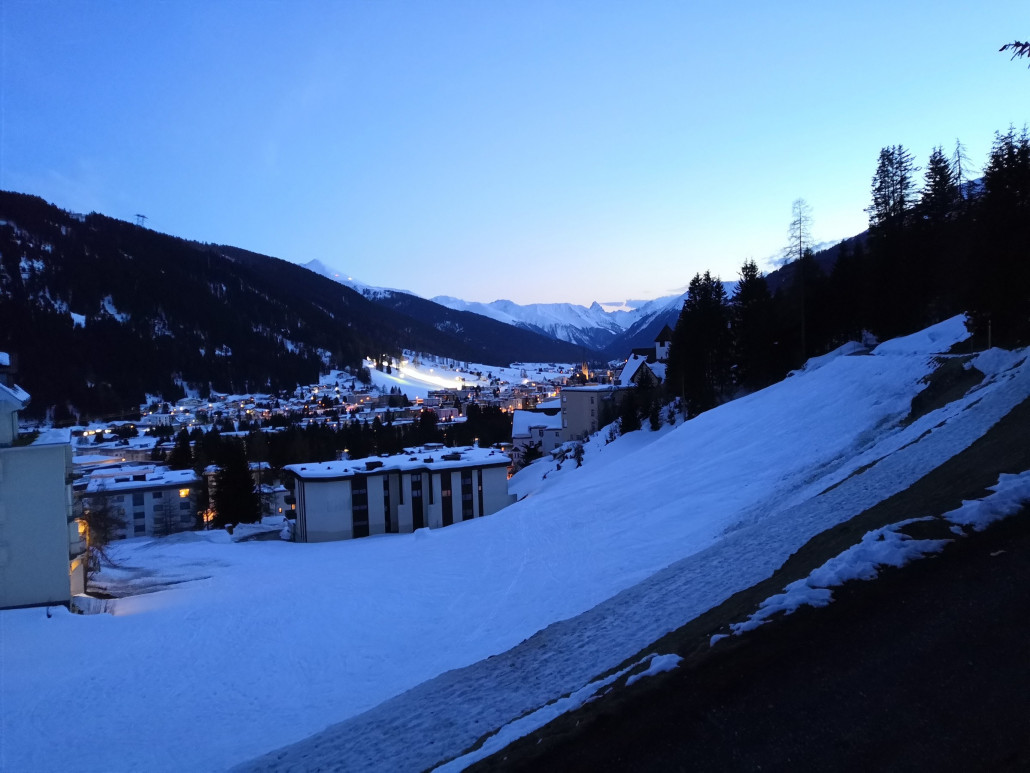 Tolle Abendstimmung kurz nach 19 Uhr am Donnerstagabend.