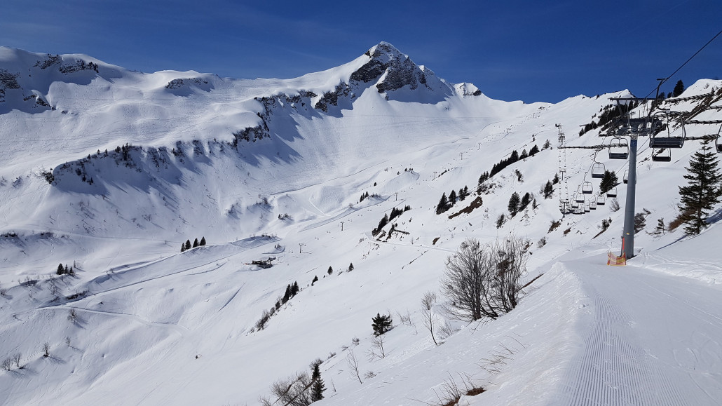 Noch viel Schnee hier oben