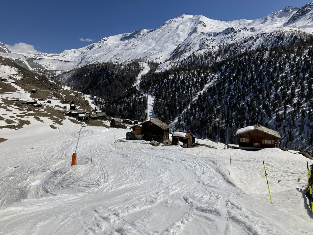 Sulzschlacht Richtung Eja. Mich stört Sulz im Frühling nicht. Im Gegenteil, ich finds cool.
