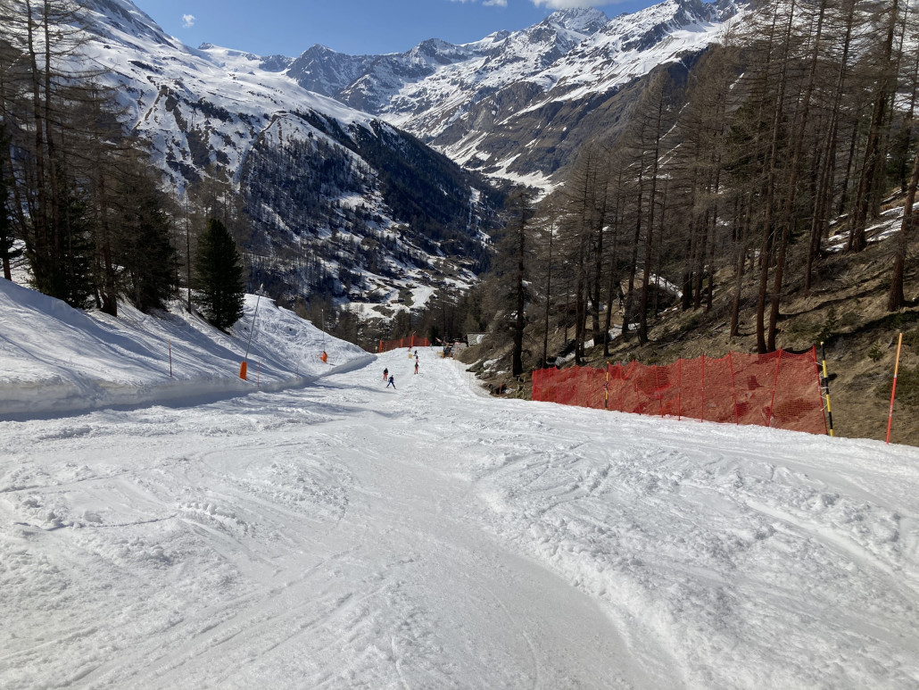 Talabfahrt Riffelberg - Furi. Weiche Angelegenheit.