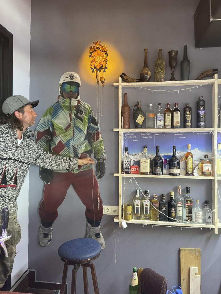 Bar - direkt neben der Küche und im Speiseraum