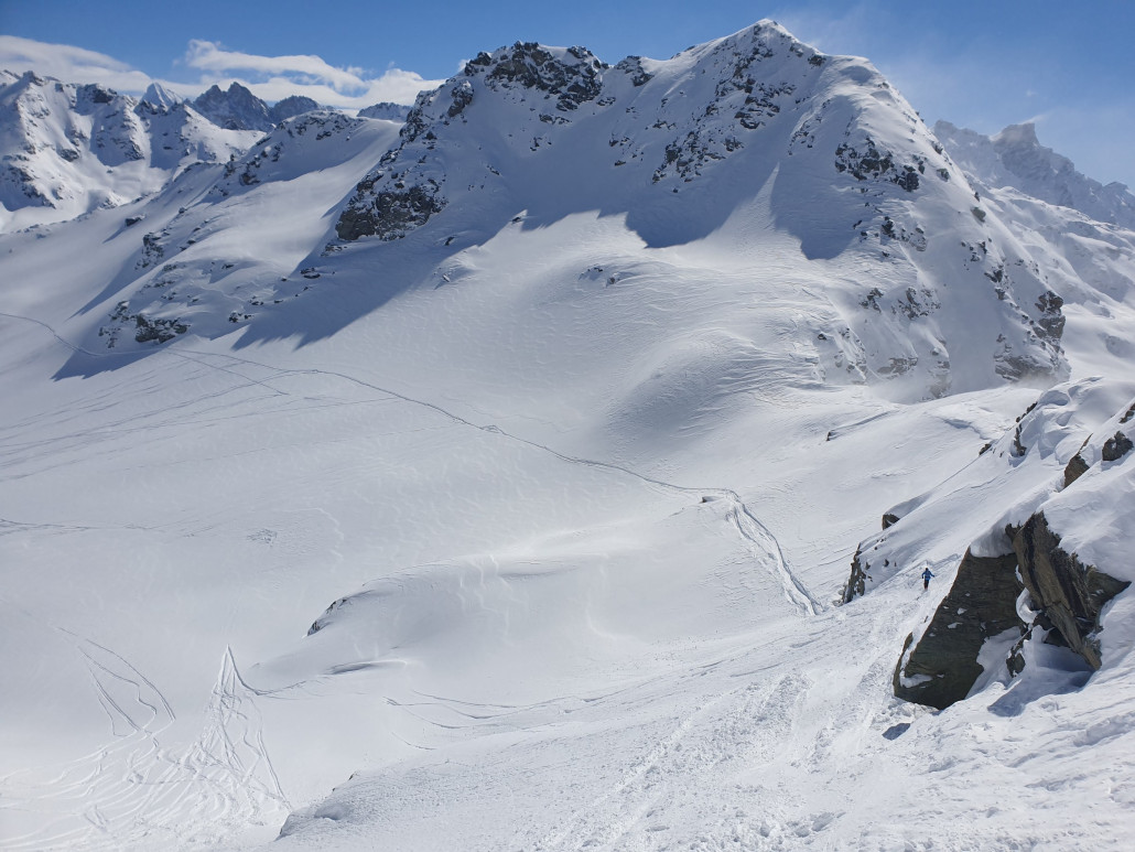 Blick zur besagen Querung nach dem Übergang