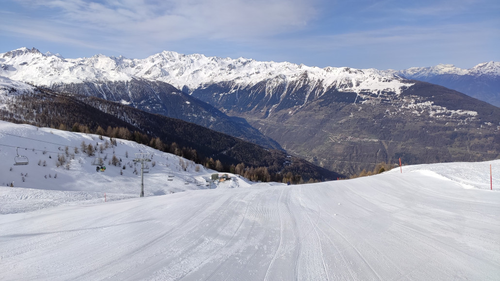 La Combe, Blick nach Thyon