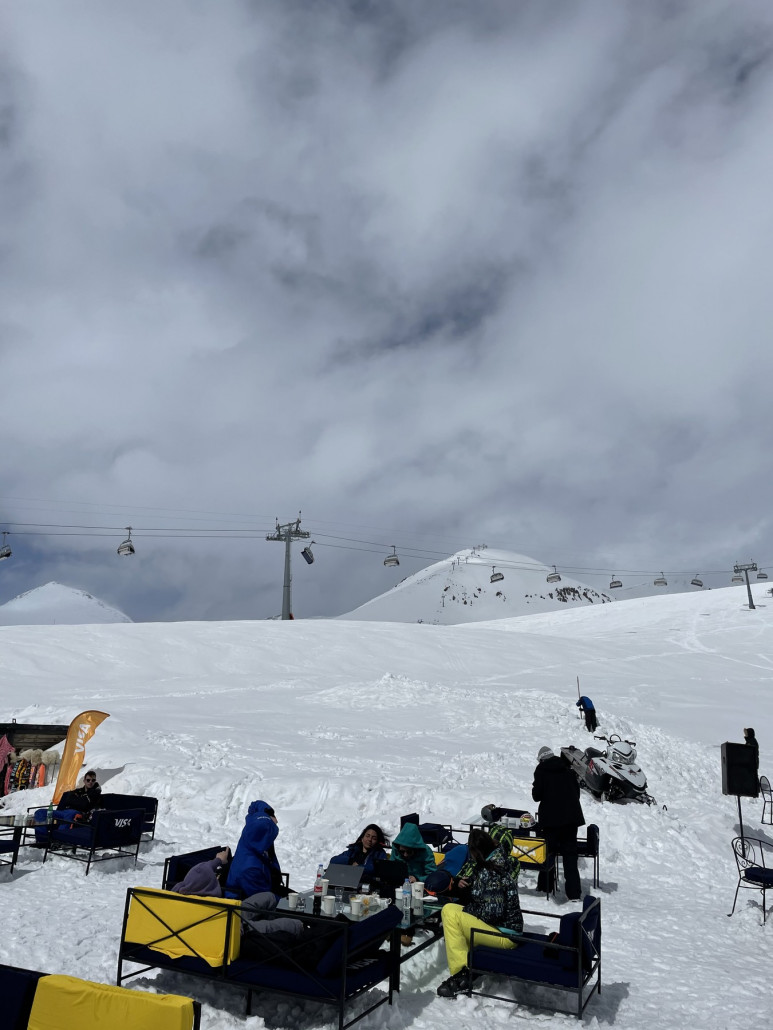 Nachmittag Sturm - Lift nach Kudebi geschlossen