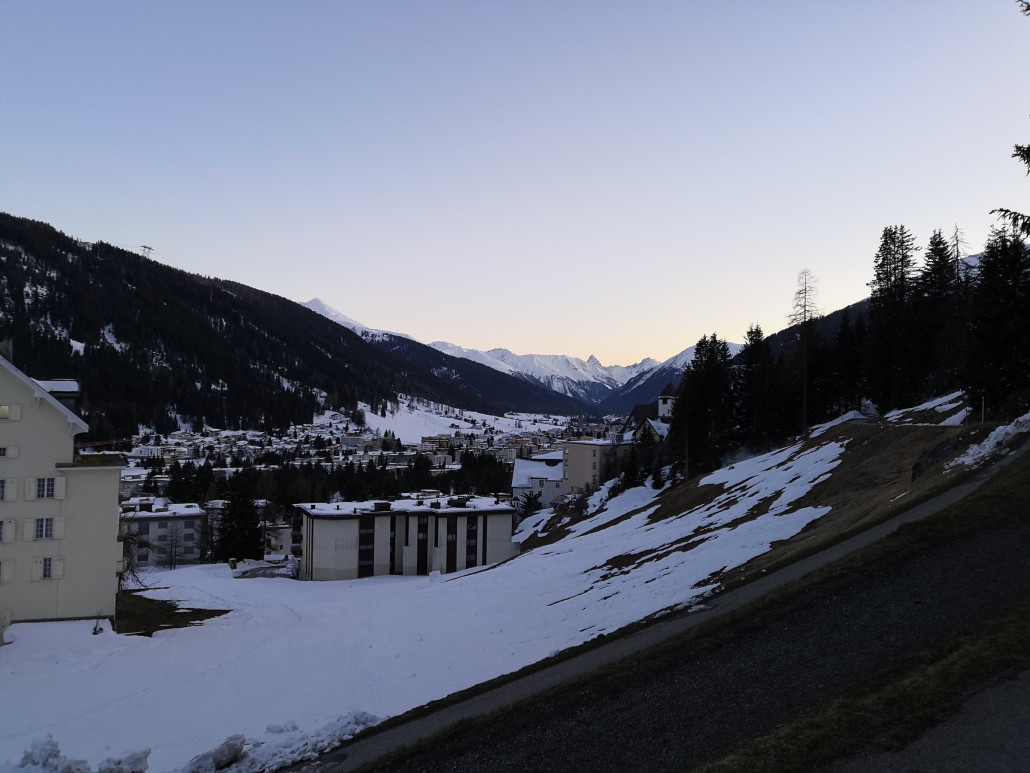 Abendstimmung auf der hohen Promenade