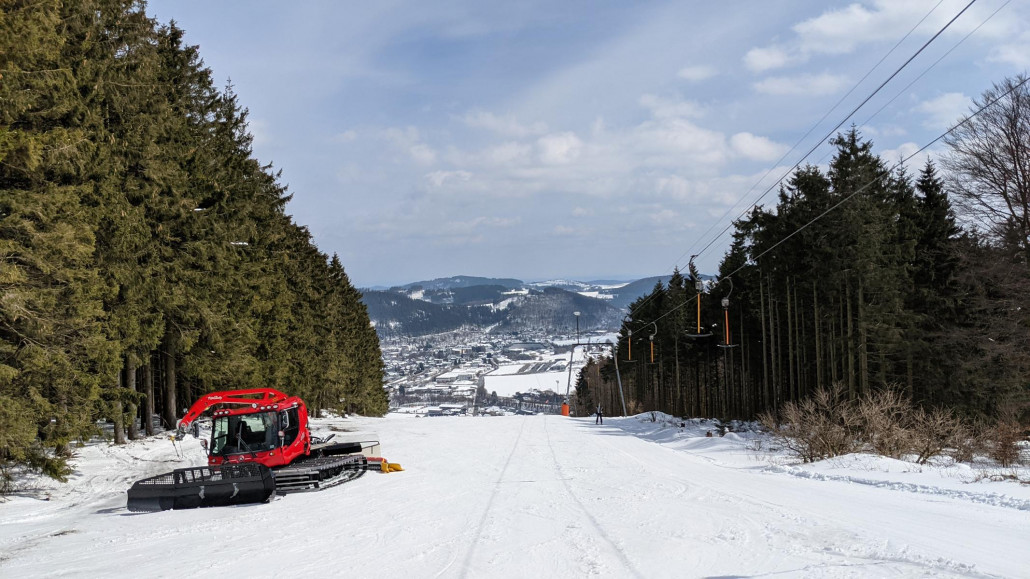 Am Sonnenlift war es irgendwann total leer.