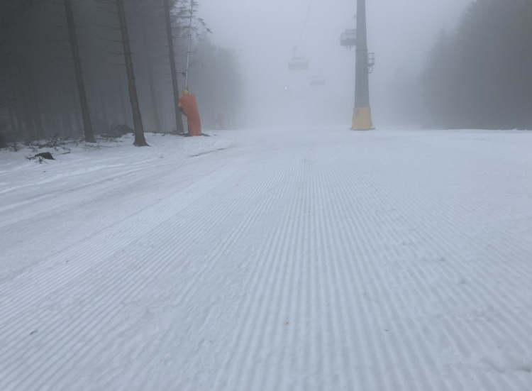 Direkt zu Beginn haben wir eine „Ski-Chrigel-Piste“ vorgefunden.