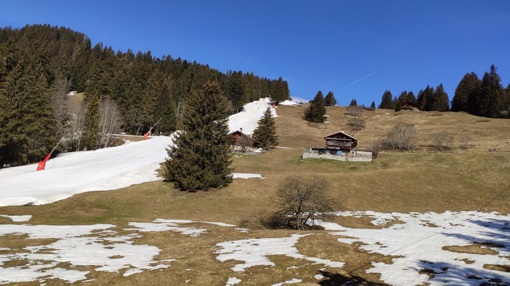 Restpiste Richtung Rasse