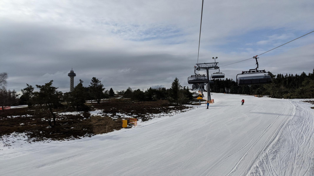 Sonne und Wolken im Wechsel bei -1 bis +3 Grad