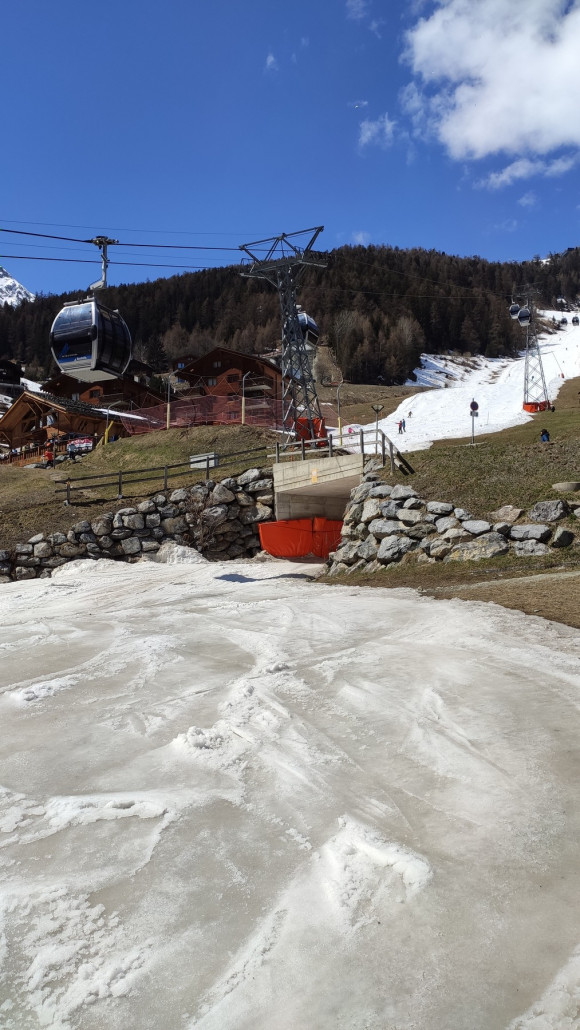 Der grottige Rest der Talabfahrt