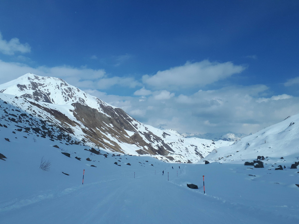 Talabfahrt offen, ab der Hälfte aber Slushy Konsistenz.