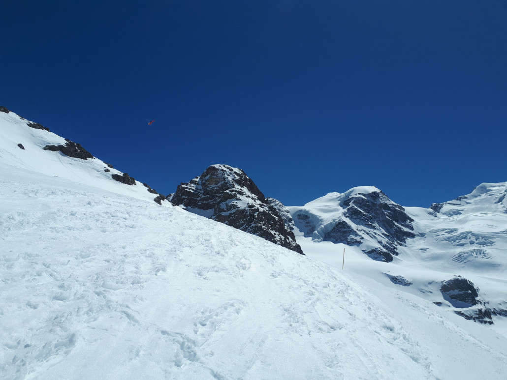 Einfahrt Gletscher Route