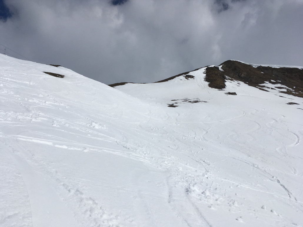 Blais Gronda Steilhang unten