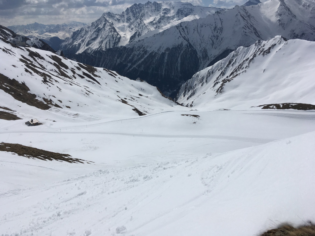 Blais Gronda Einfahrt Steilhang