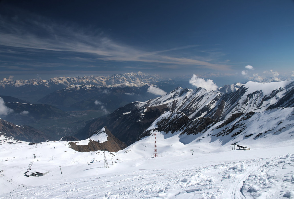 Blick nach Norden, im Tal der Zeller See
