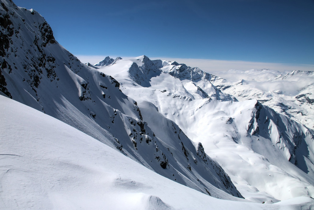 Hier gehts runter nach Enzingerboden /Weißsee Gletscherwelt/