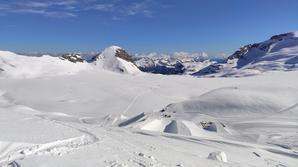 Plaine Morte Halfpipe