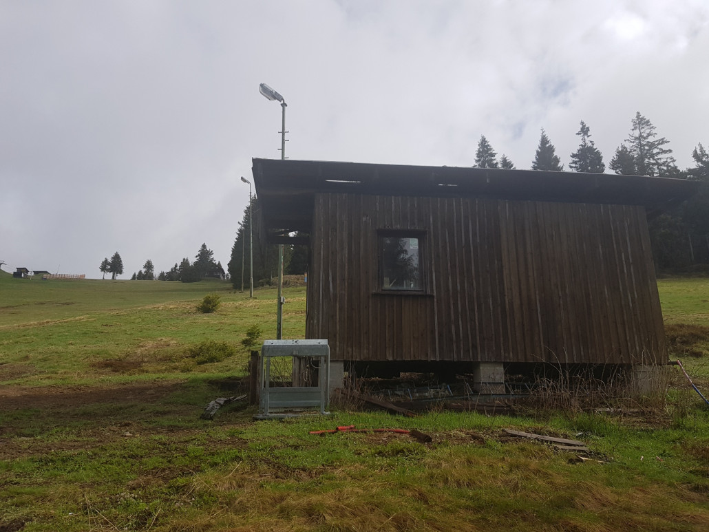 Im Bereich Neklid wurde der SL Mala Poma demontiert.