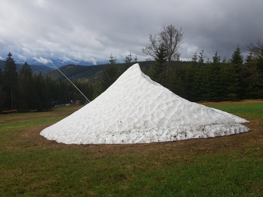 Rest der Depotbeschneiung