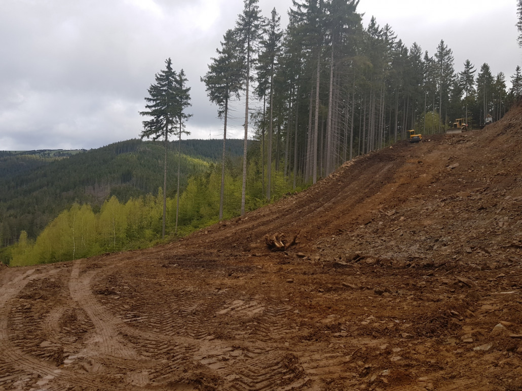 Bereich 120 grd.-Kurve