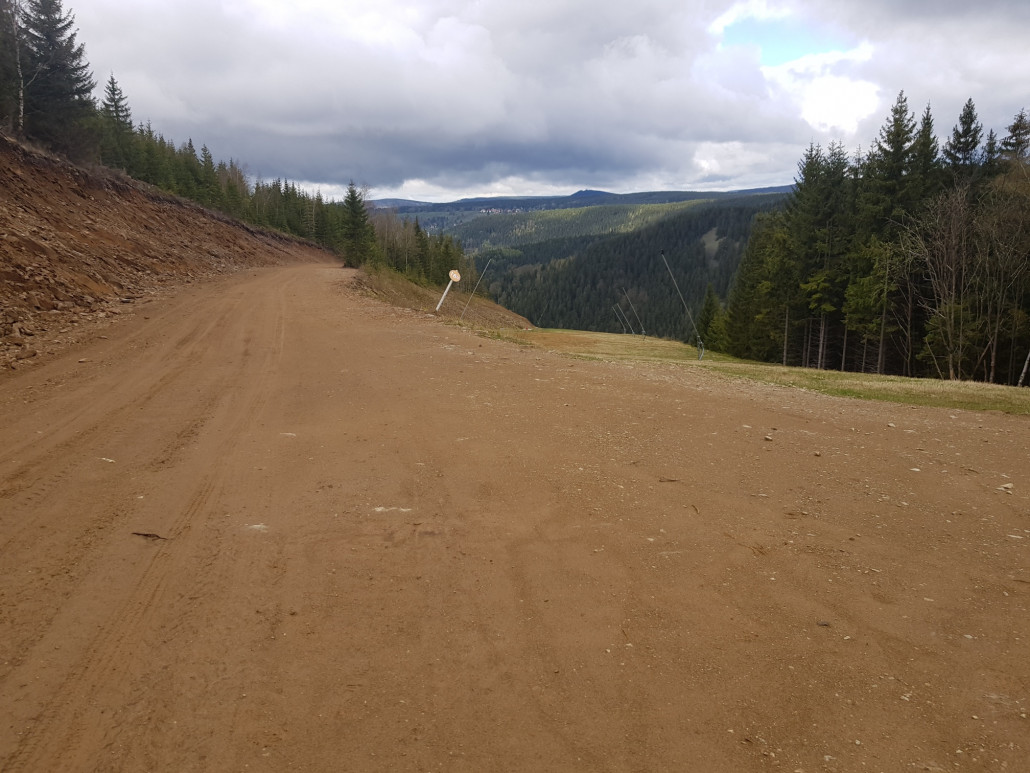 Abzweig der 1b von der Jachymovska