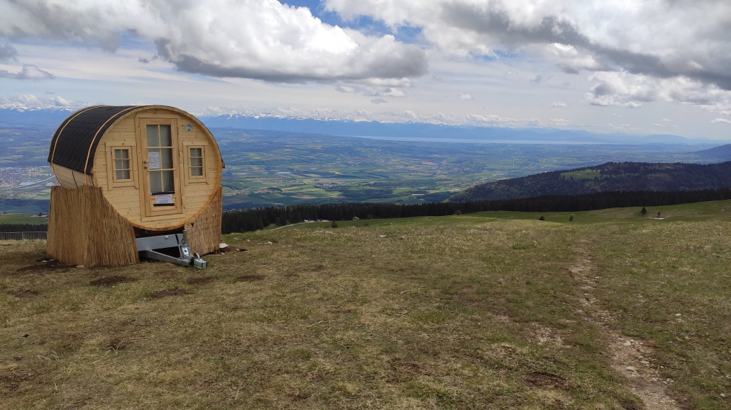 Genfersee, Übernachten im "Fass des Diogenes"