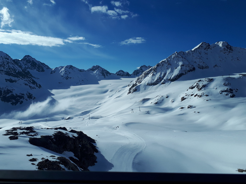 Mittelbergbahn zu, dafür Gletscherseebahn am Weekend offen.