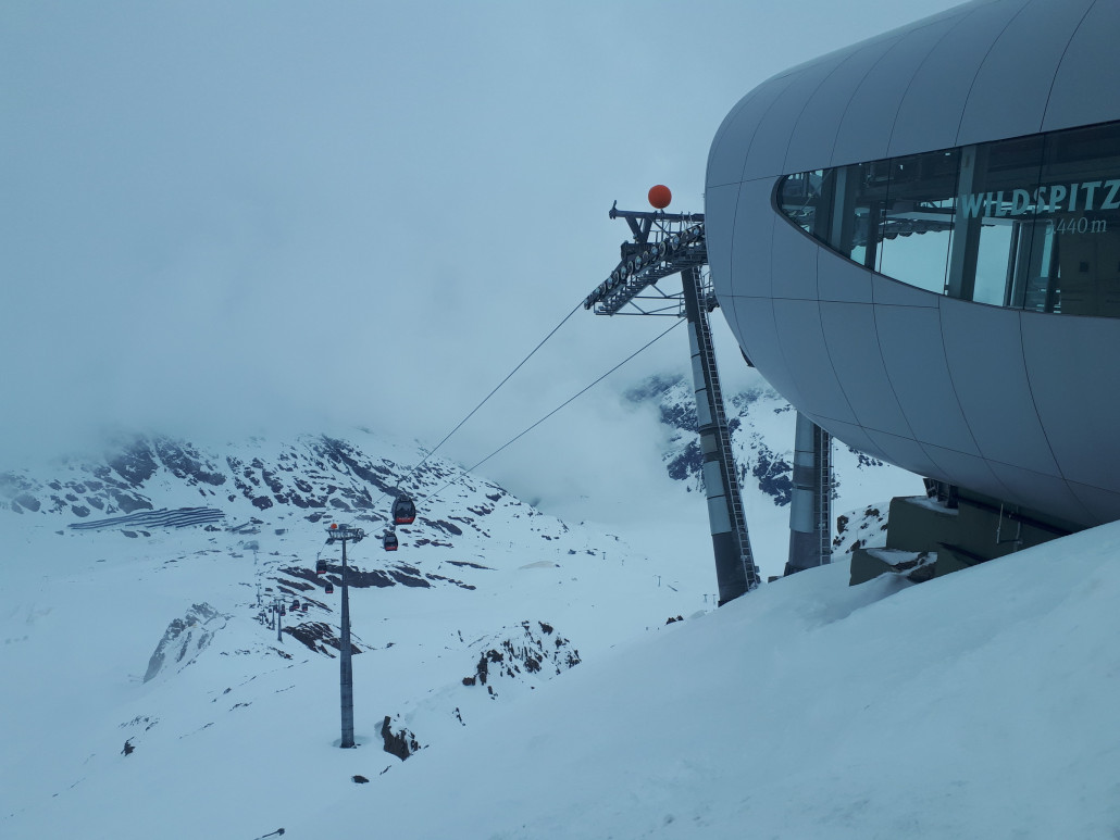 Von 12-14 Uhr gab es lediglich eine Abschirmung aber mit noch recht guter Sicht.