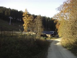 Vom Speicherteich aus