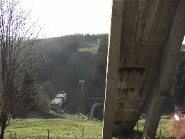 Vom Herloh aus, blick auf die Trasse