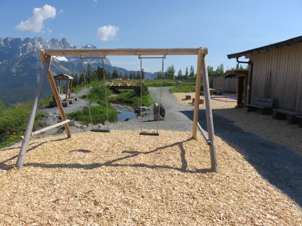 Die Schaukel wurde versetzt