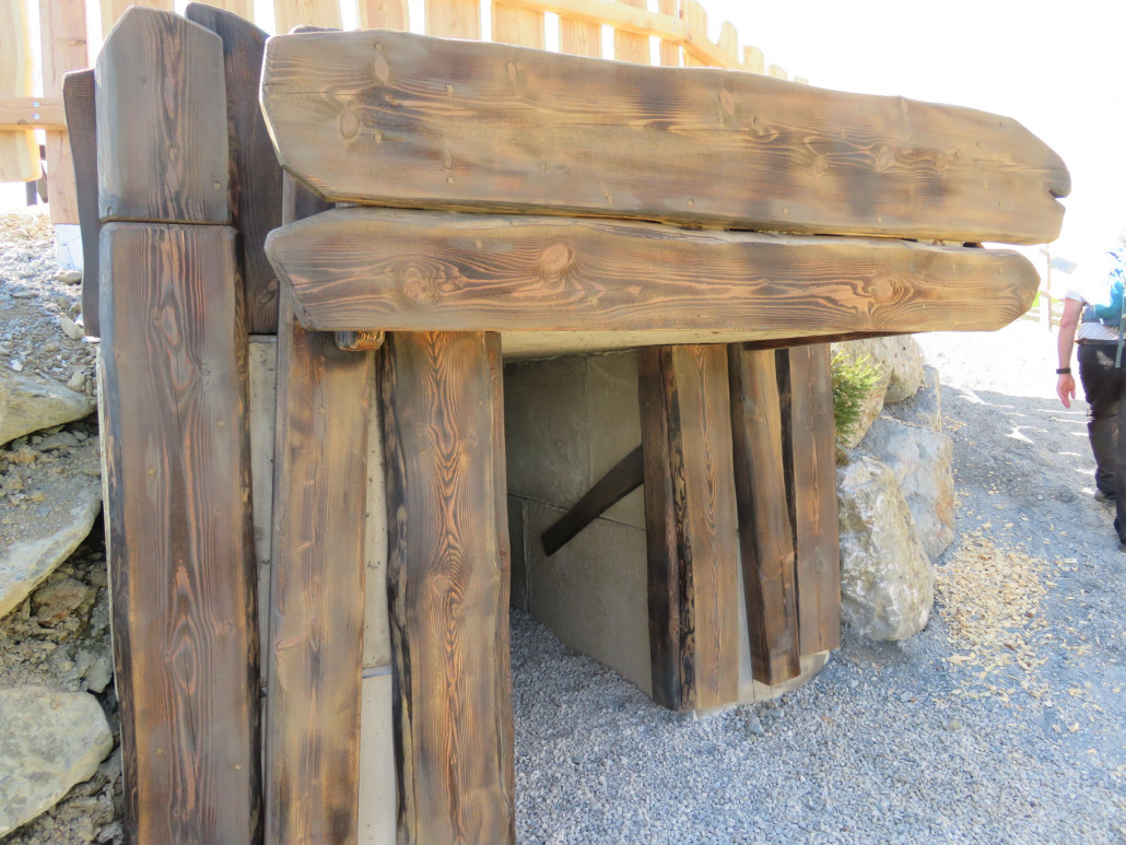 Neuer Tunnel, hier der Eingang