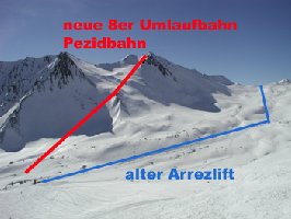 arrezlifttrasse und pezidbahn