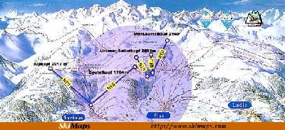 Pistenkarte von 1999