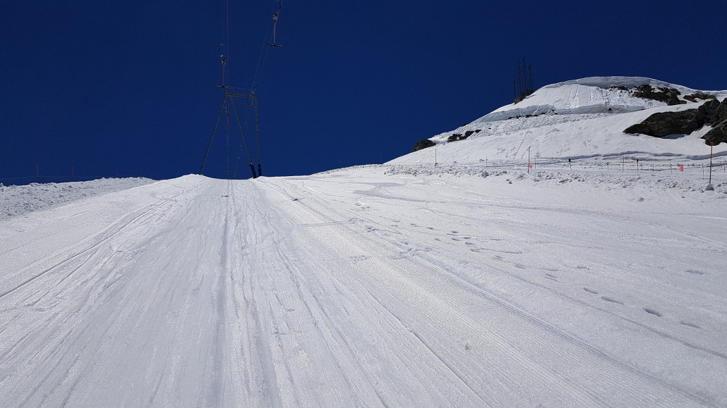 Noch firniger am Testa kurz vor 14 Uhr