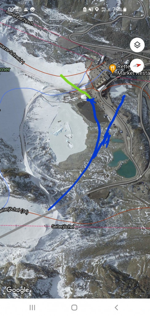 So wird es grob aussehen, blau die Piste grün das Förderband die Positionen passen natürlich nicht ganz