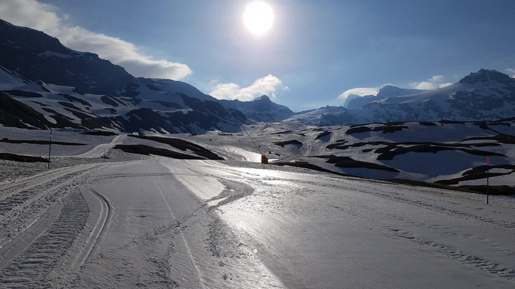 Der harschige Schnee