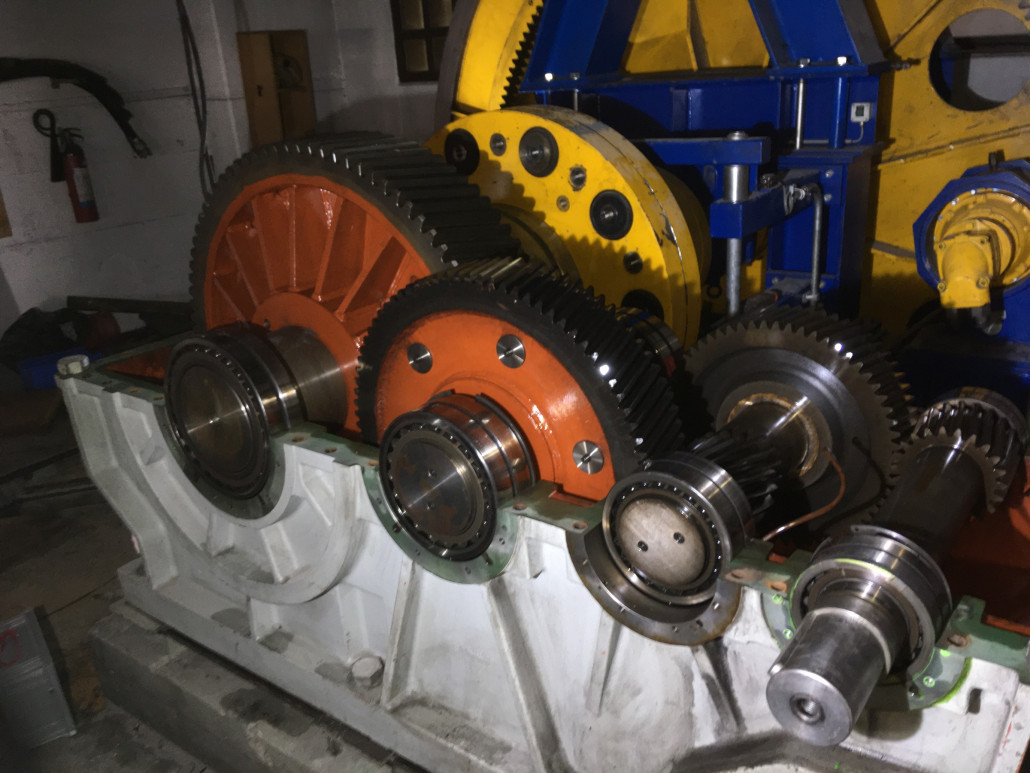 Abbau im Maschinen Raum