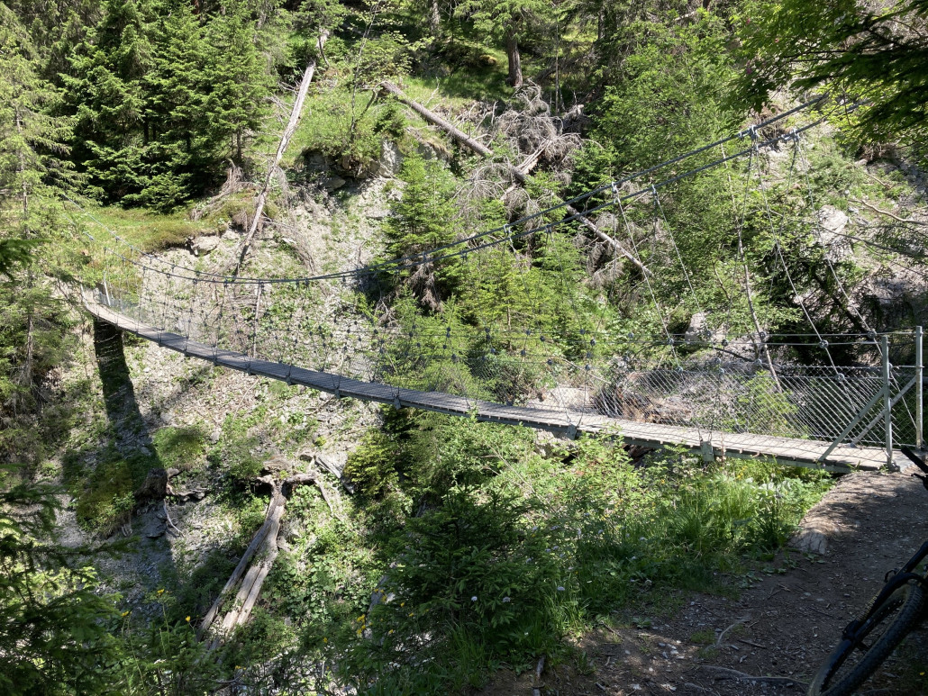Hängebrücke Val Meltger