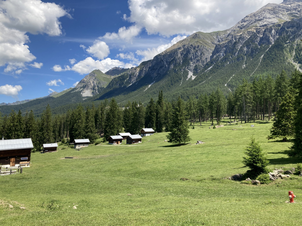 Tschividains, zwischen Lantsch und Lenzerheide