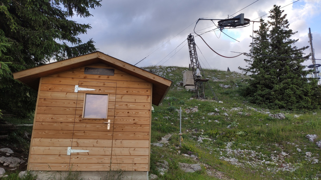 Bergstation Skilift