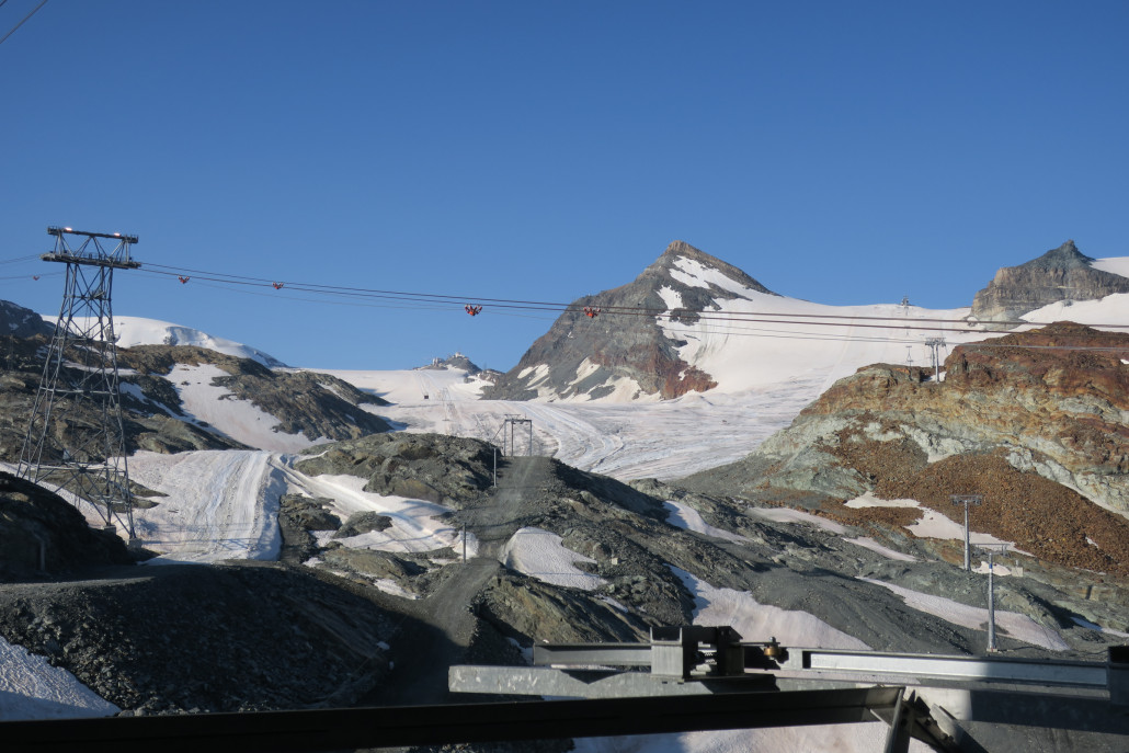 Standardblick auf den Gletscher, oder was man davon noch sieht...