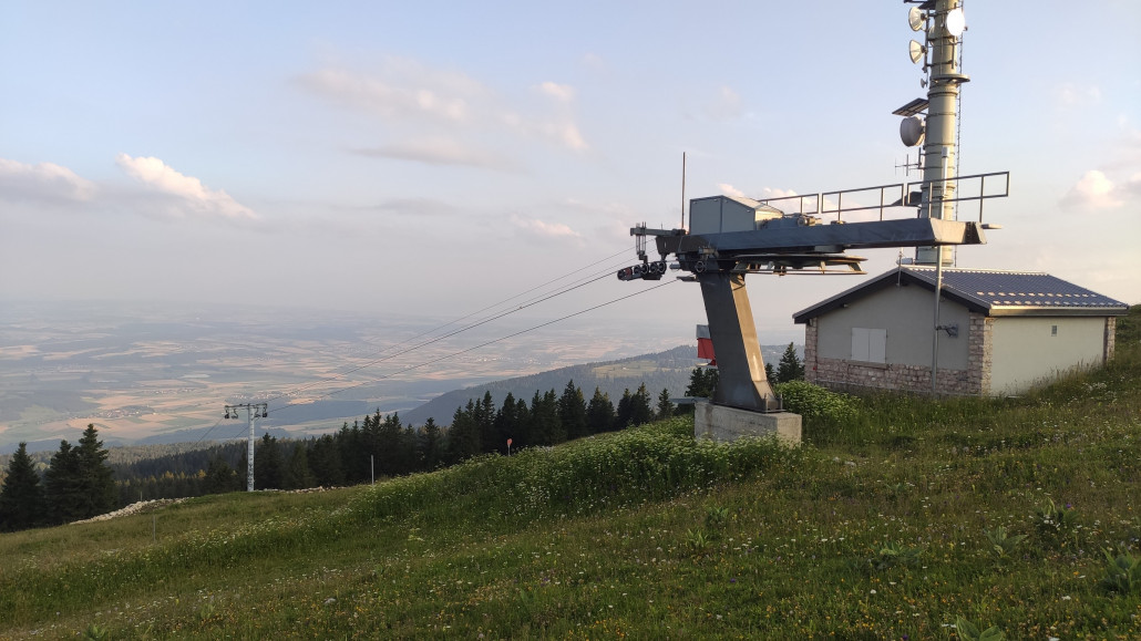Bergstation Skilift