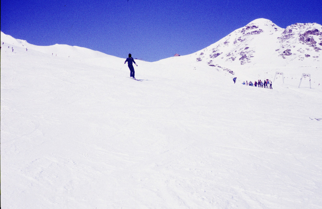 Skipiste zwischen ehemaligem Tuxerjoch-SL und Tuxerjoch-ESL