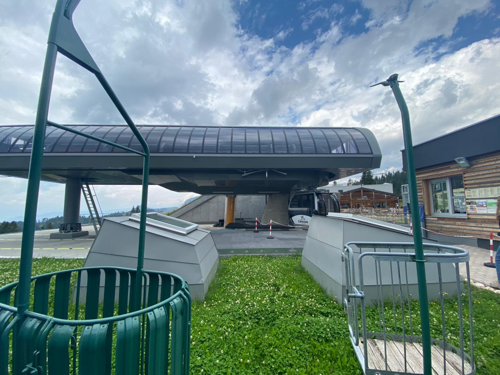 Korblift Körbe Bergstation EUB Laurin 1