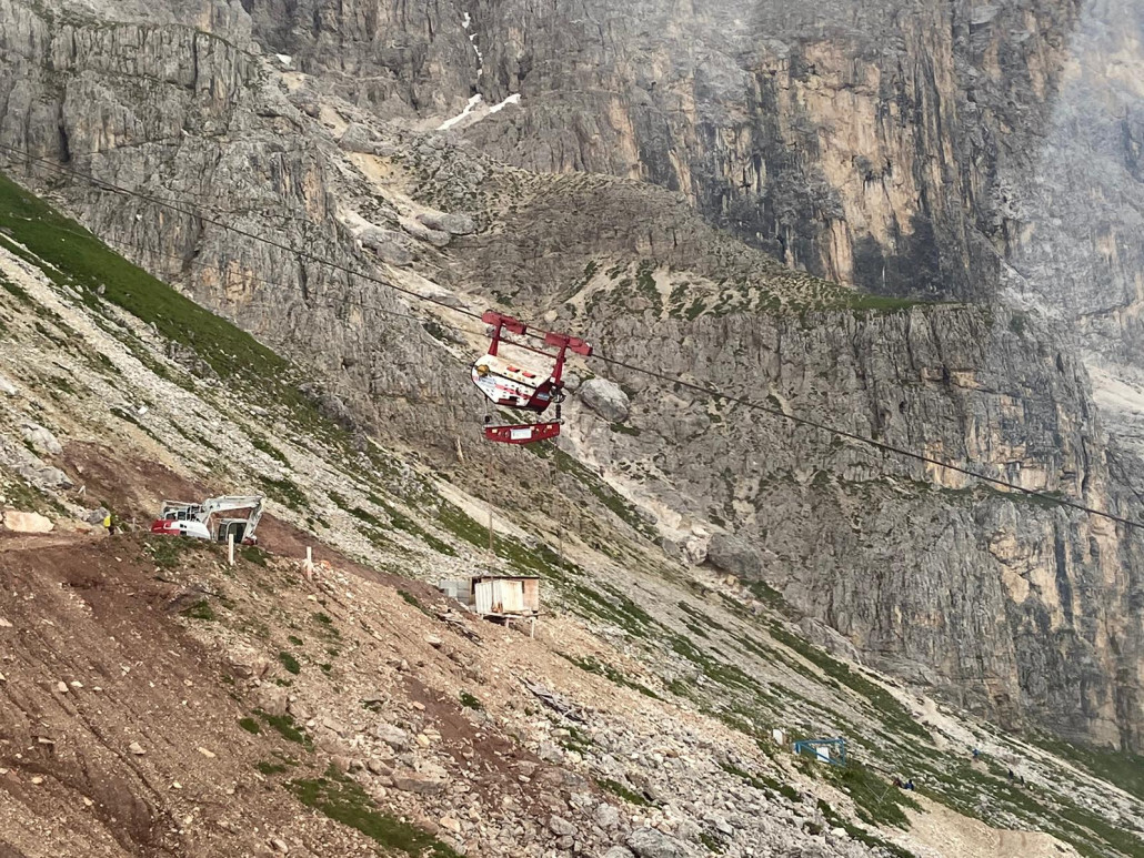 Materialseilbahn EUB König Laurin 2 &amp; Kölner Hütte