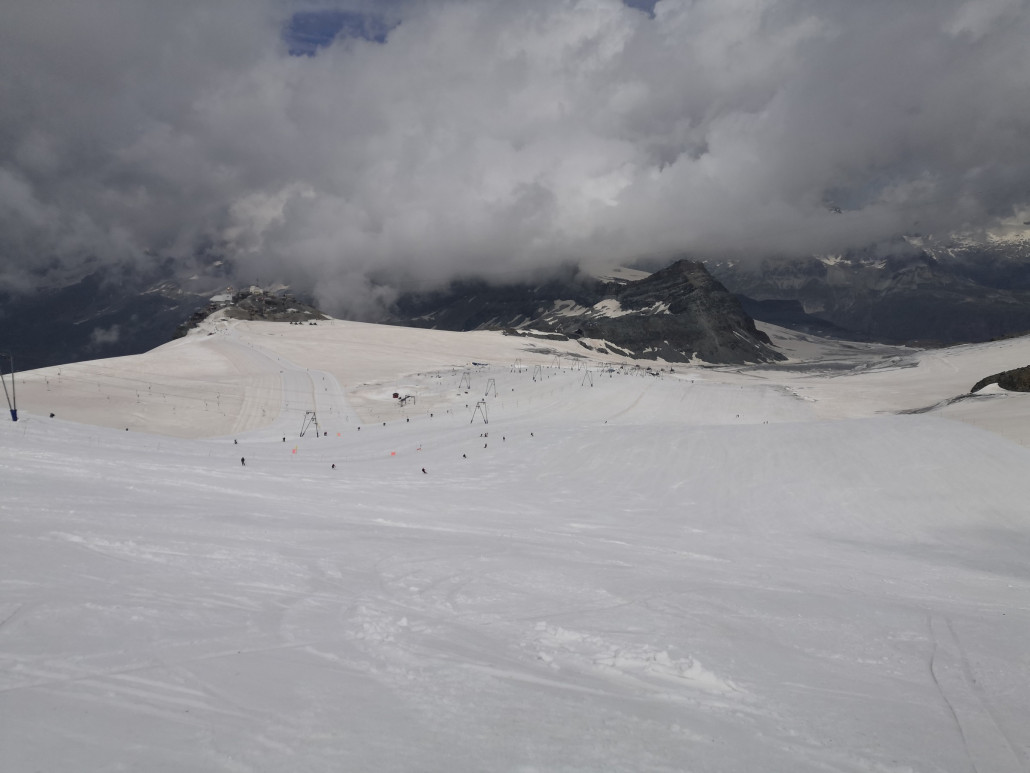Sonnenintermezzo am Freitag um 12 Uhr.
